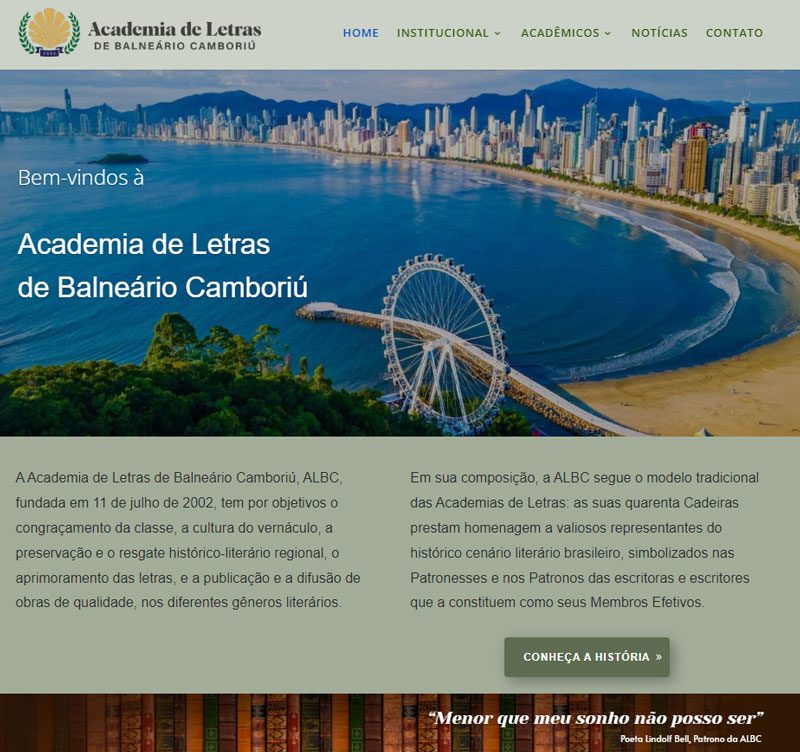 ALBC, Academia de Letras de Balneário Camboriú